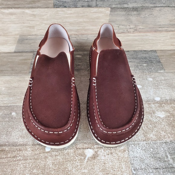 Birkenstock Duma Loafers Mens‎ 8 Womens 10 Mid Brown Suede Slip On Shoes main image 10
